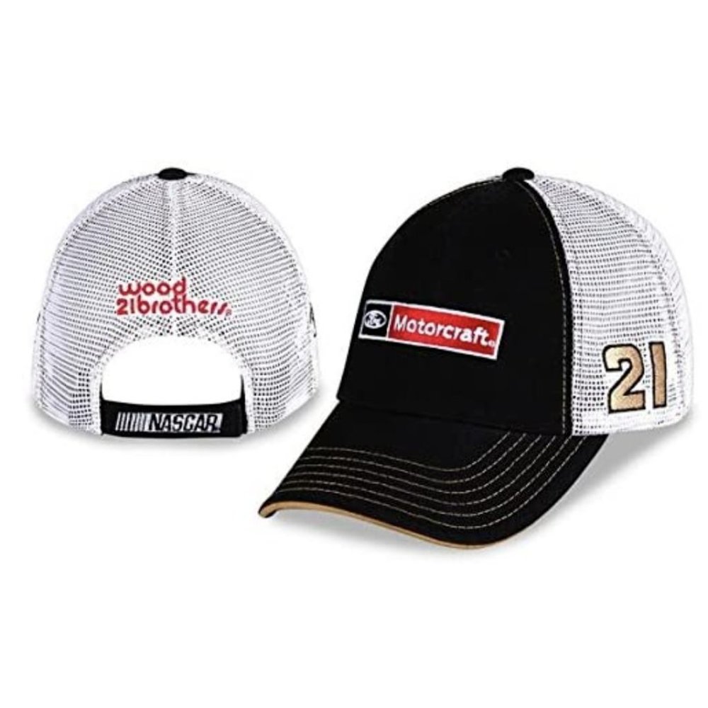 Ford Motorcraft NASCAR Trucker Mesh Back Wood Bros